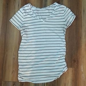 Striped maternity tee